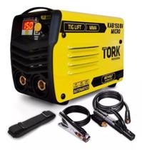 Maquina De Solda Inversora Kab 150 Micro Bivolt Mma Tig Tork