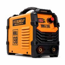 Máquina de Solda Inversora MMA 190A 220V Tig Lift Portátil Profissional Pró Euro Máquina de Solda Inversora MMA 190A 220V Tig Lift Portátil Profissional Pró Euro