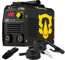 Máquina De Solda Inversora Mma Visor Digital Mma Tig 220v The Black Tools