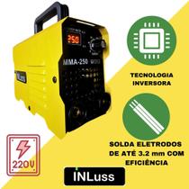 Máquina De Solda Inversora Portátil 250 Amperes 220v