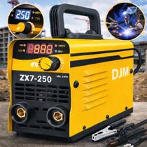 Máquina de Solda Inversora Portátil Mini MMA 220V com Painel Digital e Acessórios para Uso Profissio