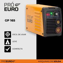 Máquina de Solda Inversora Profissional Compacta GP165 TIG MMA Hot Start Bivolt Pró Euro