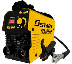 Máquina De Solda Inversora Tig Black Arc Start 160a Serralheiro Mma Eletrodo 220v