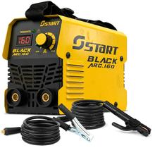 Máquina De Solda Inversora Tig Black Arc Start 160a Serralheiro Mma Eletrodo 220v