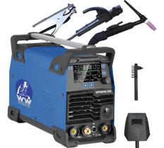 Máquina De Solda Inversora Tig Pulsada Alta Frequência Mma E Spot Tig, Uppertig205 200a Wwsoldas