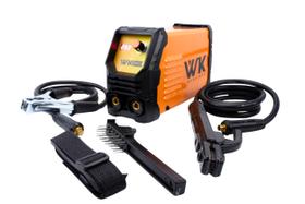 Máquina De Solda Inversora WK 260A Bivolt Profissional MMA TIG Lift Portátil com Acessórios Garantia