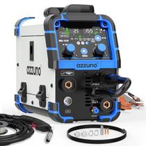 Máquina de Solda MIG AZZUNO 110V/220V, 155Amp 5 em 1 Gas MIG/Alumínio MIG/MIG sem Gás Fluxo/Lift TIG/Solda a Eletrodo, Soldadora com Alimentação de Arame Atualizada Máquina de Solda MIG AZZUNO 110V/220V, 155Amp 5 em 1 Gas MIG/Alumínio MIG/MIG sem Gás Fluxo/Lift TIG/Solda a Eletrodo, Soldadora com Alimentação de Arame Atualizada