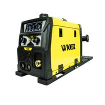 Máquina de Solda Multiprocesso Sinérgica WK MIG 210A 220V MIG com e sem Gás MMA TIG Lift Suporte Arame 18kg Máquina de Solda Multiprocesso Sinérgica WK MIG 210A 220V MIG com e sem Gás MMA TIG Lift Suporte Arame 18kg