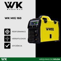 Máquina de Solda Multiprocesso WK MIG 160A Bivolt - Pró Euro Máquina de Solda Multiprocesso WK MIG 160A Bivolt - Pró Euro