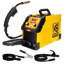Máquina de Solda Multiprocessos MIG, TIG e Eletrodo 150A 20210 Bivolt V8 Máquina de Solda Multiprocessos MIG, TIG e Eletrodo 150A 20210 Bivolt V8