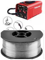 Maquina de solda multprocesso 220v mig s/ gas mma tekna Maquina de solda multprocesso 220v mig s/ gas mma tekna
