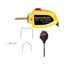 Máquina De Solda Plástica 100W Com Kit De Reparo De Para-choques E Grampeador a Quente De 200 Peças