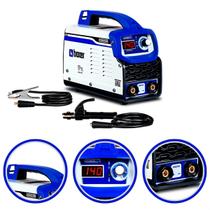 Máquina de Solda Portátil Inversora Bivolt 140 Amperes Boxer Touch 150 TIG Lift MMA Eletrodo Pequena