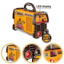 Máquina de Solda Portátil Inversora Bivolt 160A Amperes MMA TIG Eletrodo INGCO Profissional Pequena
