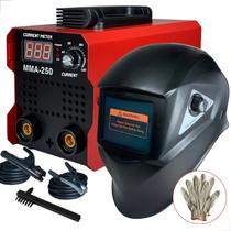 Maquina de solda Profissional Inversora 120a Eletrodo portátil digital 220v + Mascara automática Maquina de solda Profissional Inversora 120a Eletrodo portátil digital 220v + Mascara automática