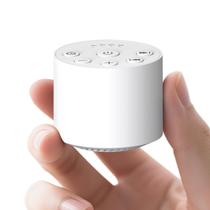 Máquina de som Color Noise Sleep Sleep Máquinas portáteis de ruído branco com 30 sons suaves, 32 níveis, volume e 4 opções de temporizador Função de memória compacta de desligamento automático para viagens de escritório familiar para todos