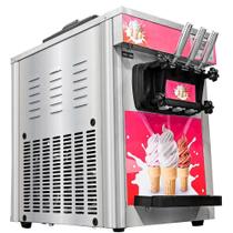 Máquina de Sorvete Expresso 3 Sabores Inox Conservação Noturna - 220v