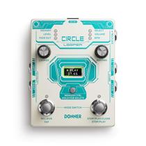 Máquina de tambor Looper Pedal Donner Circle 2 em 1 160min Máquina de tambor Looper Pedal Donner Circle 2 em 1 160min