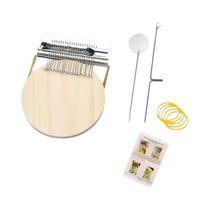 Máquina De Tecelagem Manual Pequena Em Madeira Para Tapeçaria E Ferramentas De Tricô Para Roupas E