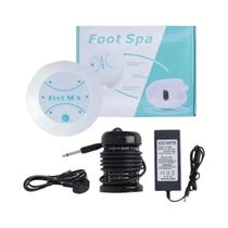 Máquina De Terapia De Pedicure Relaxante Com Massagem E Spa Iônico Para Os Pés Detox Aqua