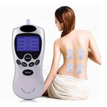 Máquina de terapia digital cuidados de saúde tela lcd corpo inteiro 4 almofadas massageador fino acupuntura corpo pescoç