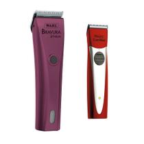 Máquina de Tosa Bravura Purple + Máquina de Acabamento Chromini Red Wahl