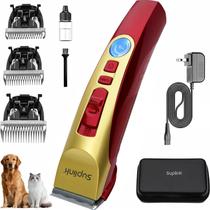 Máquina de Tosa para Cães Suplink Sem Fio 2 Velocidades Kit com 4 Lâminas Máquina de Tosa para Cães Suplink Sem Fio 2 Velocidades Kit com 4 Lâminas