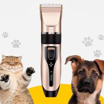 Maquina de Tosa para Pets Tosador Recarregável para Cachorros e Gatos