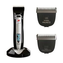 Máquina de Tosa Pro6 Preta e Lâmina Ultra Slim e Lâmina 7F Propetz Original