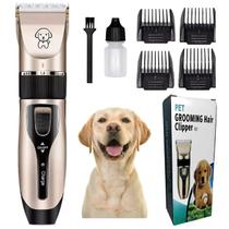 Máquina de Tosa Sem Fio - Perfeita para Animais Sensíveis