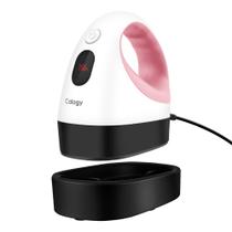 Máquina de transferência de calor Calogy Mini Heat Press Crafts White Pink Máquina de transferência de calor Calogy Mini Heat Press Crafts White Pink