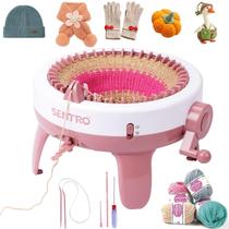 Máquina de Tricô BZVV Sentro 40 Agulhas Kit Rosa