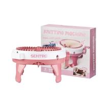 Máquina De Tricô Manual Com 48 Agulhas Para Adultos E Crianças, 6 Cores De Fio, Presente De Natal