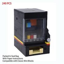 Máquina de venda automática de caixas de quebra-cabeça de blocos de construção Moc para crianças Máquina de venda automática de caixas de quebra-cabeça de blocos de construção Moc para crianças