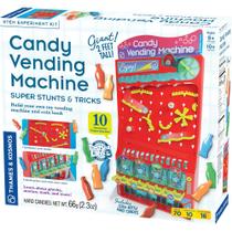 Máquina de venda automática de doces Thames & Kosmos 60cm com 10 experimentos Máquina de venda automática de doces Thames & Kosmos 60cm com 10 experimentos