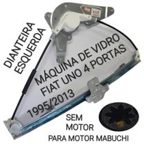 Maquina de vidro elétrico dianteira esquerda uno 1995/2013 4 portas sem motor gc para motor mabuchi. Maquina de vidro elétrico dianteira esquerda uno 1995/2013 4 portas sem motor gc para motor mabuchi.