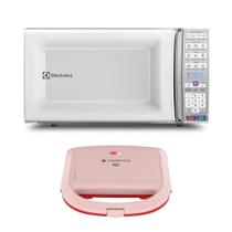 Máquina de Waffle Cadence WAF200 e Micro-ondas Electrolux MEO44, 34 Litros - 220 Volts