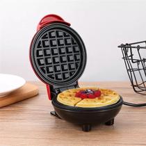 Máquina De Waffle Panela De Waffles Elétrica Portátil Antiaderente Assadeira Compacta Coração Mini Donuts Rosquinhas Waf