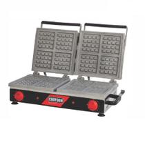 Maquina de Waffle Quadrada Dupla Profissional Elétrica Croydon Maquina de Waffle Quadrada Dupla Profissional Elétrica Croydon