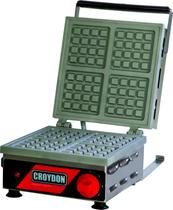 Máquina de waffle- simples aluminio - croydon mwqs