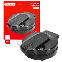 Maquina de Waffles 110V Tomate Antiaderente, Design Compacto