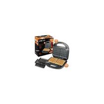 Máquina de Waffles 3 em 1 e Sanduicheira Elétrica 750W