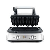 Máquina de waffles Breville Smart BWM604BSS 4 fatias de aço inoxidável