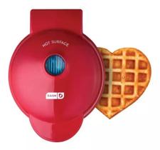 Máquina De Waffles Dash Coração Vermelho 110v