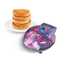 Máquina de waffles DASH Mini Purple Galaxy 10 cm antiaderente