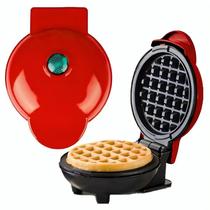 Máquina De Waffles Elétrica Assadeira Portátil Antiaderente Compacta 110v