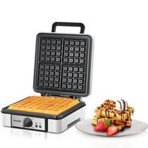 Máquina de Waffles FOHERE 4 Fatias 10x10cm Antiaderente 1200W