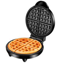 Maquina de Waffles Mondial Pratic GW-01 1.200 Watts 220V ~ 50/60 HZ - Preta/Prata