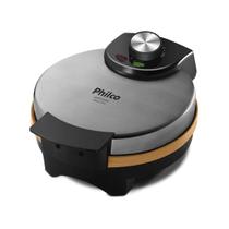 Máquina de Waffles Philco Maxx Gold PWM02PG Antiaderente 11 Níveis 850W Máquina de Waffles Philco Maxx Gold PWM02PG Antiaderente 11 Níveis 850W