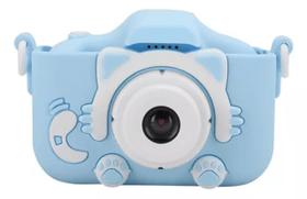 Máquina Digital Infantil Sd Vídeos Hd Fotos Jogo Cor Azul - TOMATE